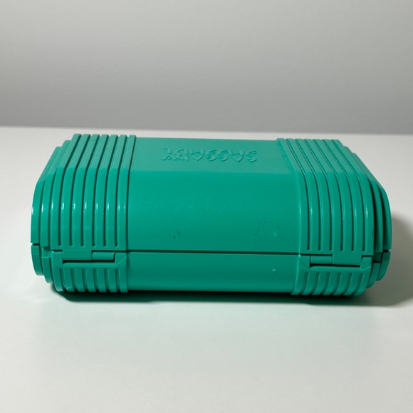 Vintage 90s Sassaby Travel Make Up Case Hard Plastic (13E) - Picture 6 of 9